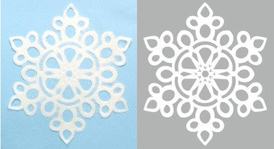 Handcraft Paper SNOWFLAKE  "MOSAIC" L size (5 Left)