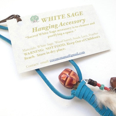 [LIMITED] White Sage Hanging Accessory (BLUE)
